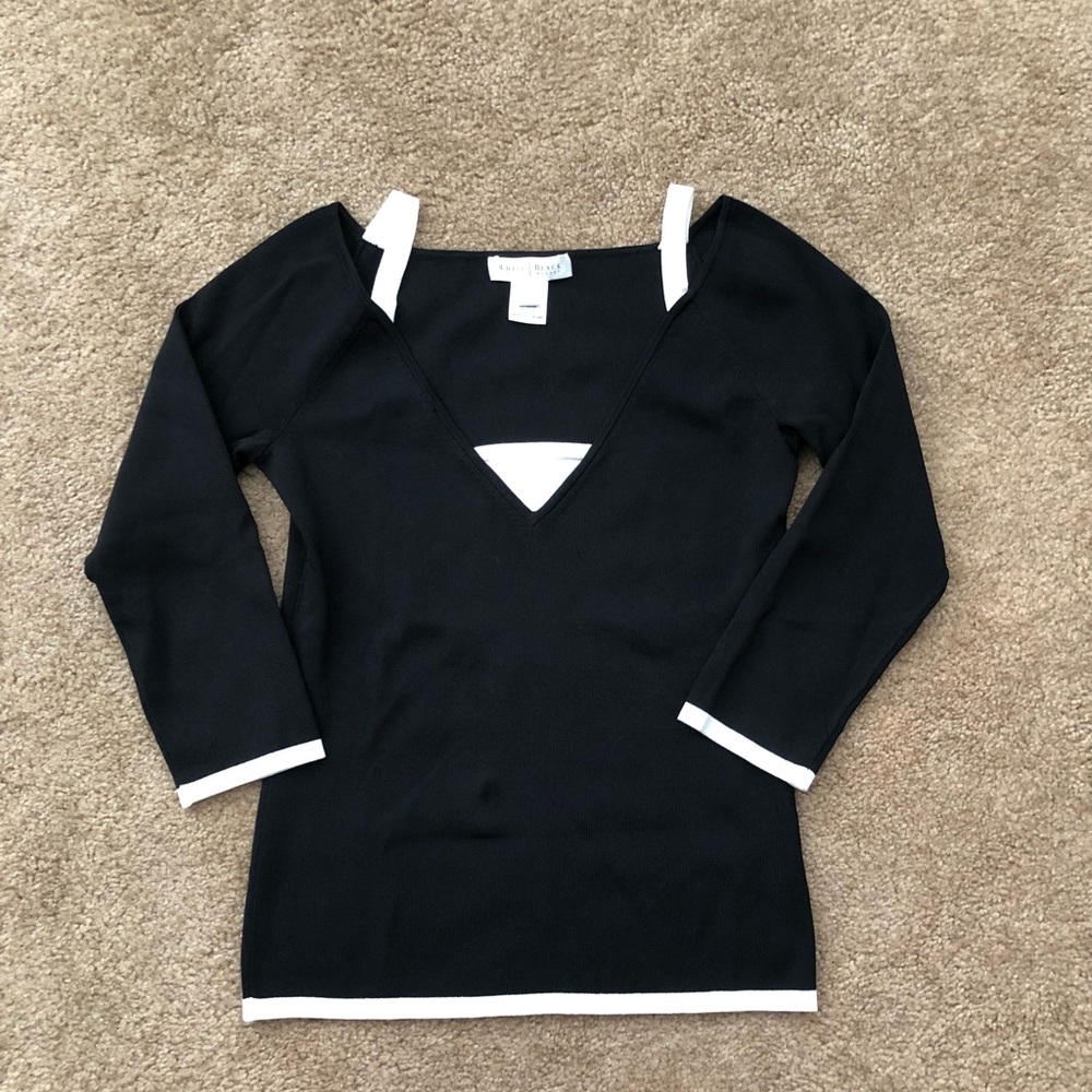 White House Black Market size S 3/4 sleeve shirt